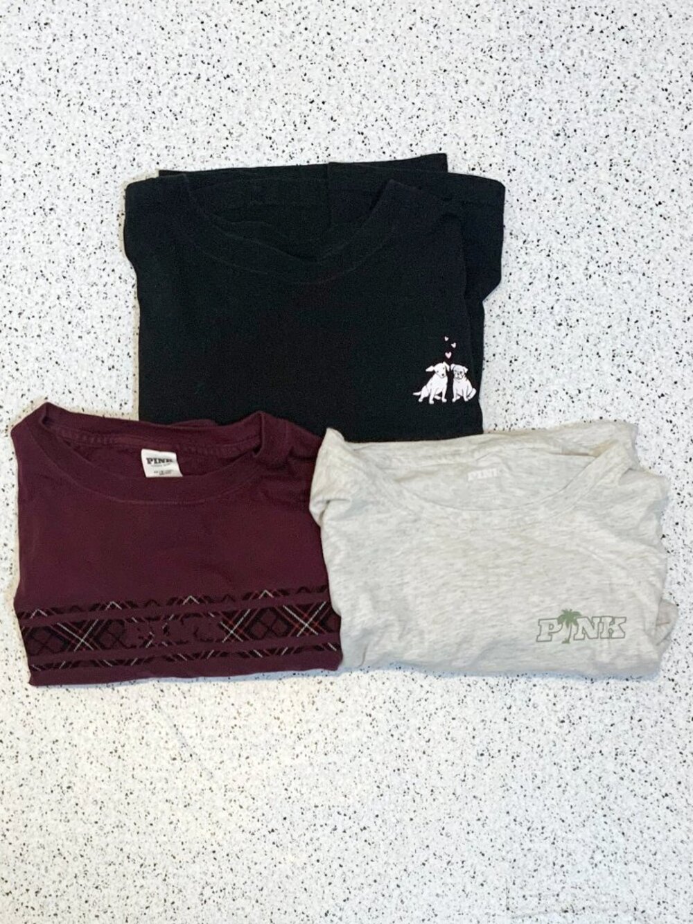 3X Victoria's Secret PINK Campus Cotton Tee Oversized Short-Sleeve T-Shirt XS